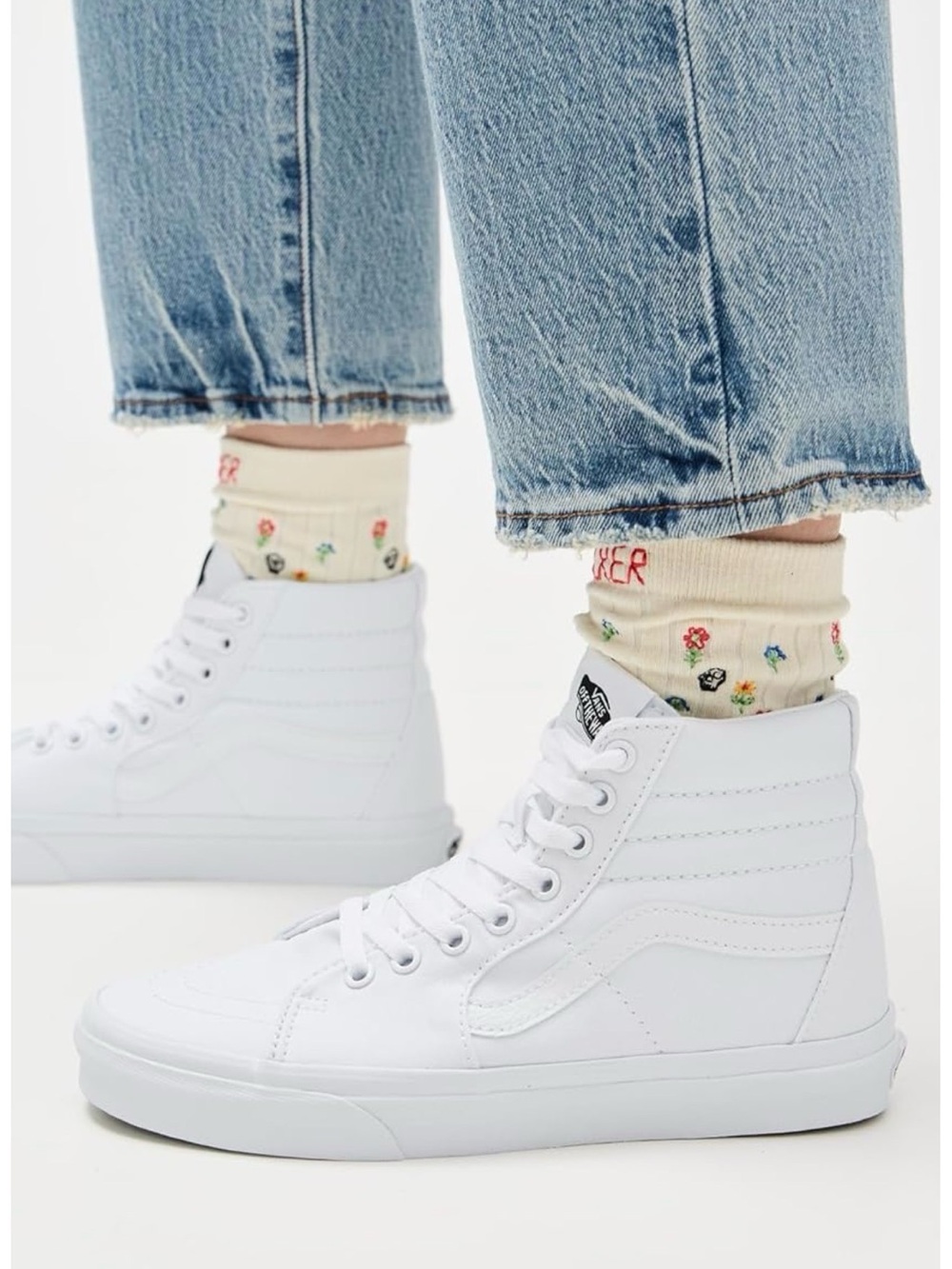 Vans White High-Top Sneakers - Picture 5 of 6